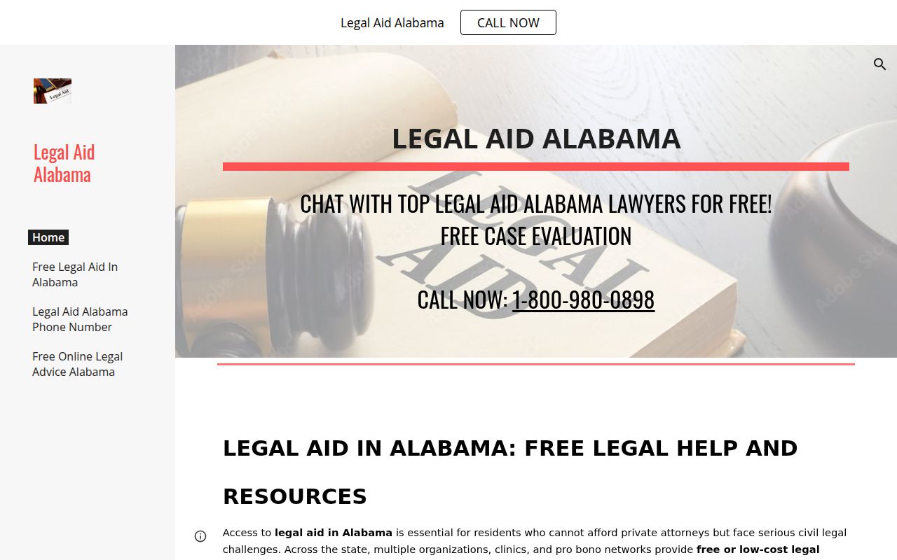 Legal Aid Alabama resources for Birmingham divorce cases